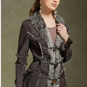 K-Yen Texas Rabbit Coat Real Fur Made in France